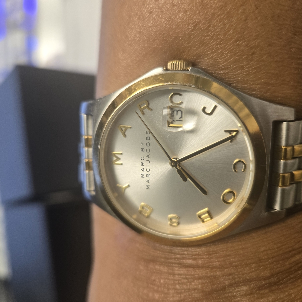 Marc Jacobs Silver and Gold Women's Bracelet Watch